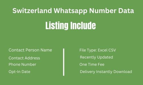 瑞士 Whatsapp 手机数据