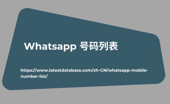 Whatsapp 号码列表