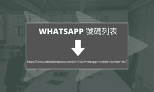 Whatsapp 號碼列表