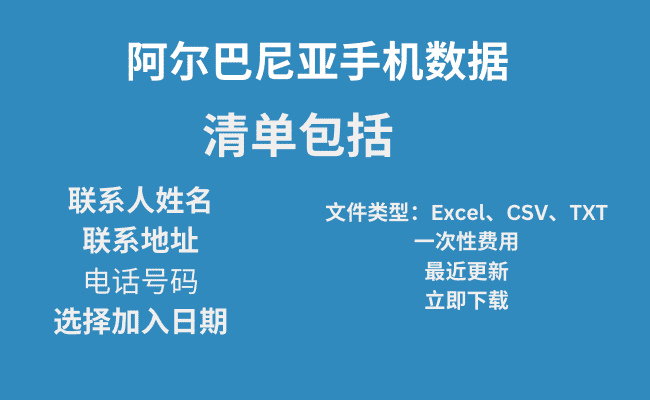 阿尔巴尼亚手机数据